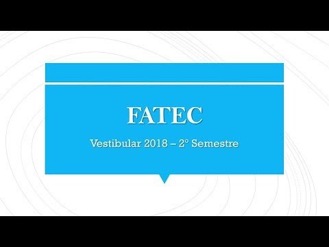 FATEC - 2018 (2º Semestre) - Física (questão 38)